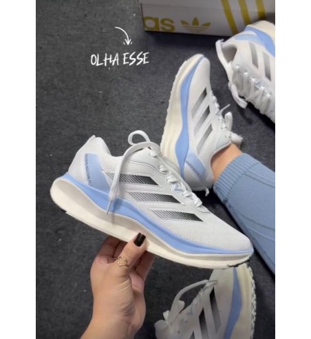 Adidas Boston Azul, Cinza e Preto