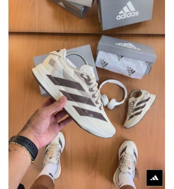 Adidas Adzero Bege e Marrom