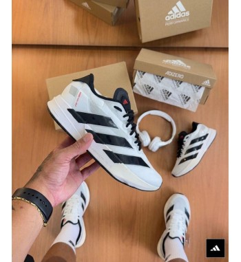 Adidas Adzero Branco, Preto e Bege