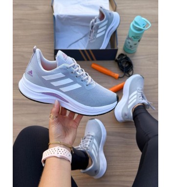 Adidas Terex Cinza, Roxo e Branco