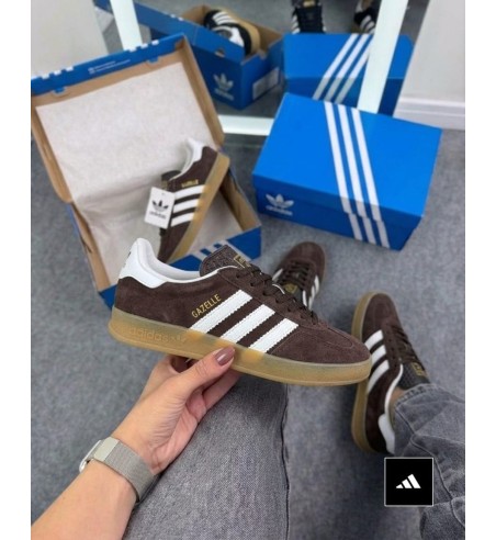 Adidas Gazelle  Marrom e Branco