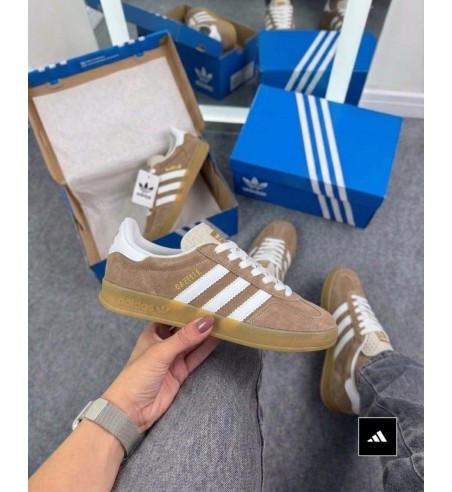 Adidas Gazelle  Marrom e Branco