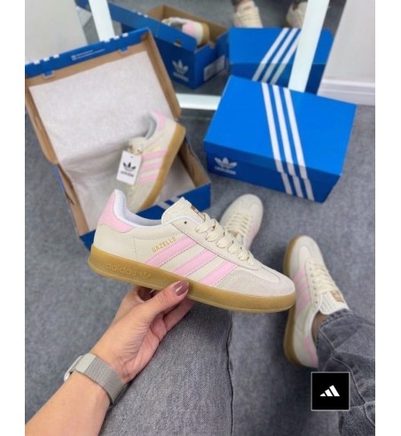 Adidas Gazelle  Bege e Rosa