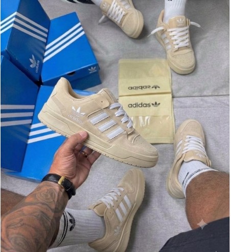 Adidas Fórum Bege e Branco