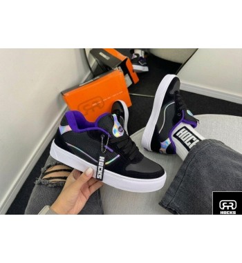 Hocks Puff Roxo e Preto