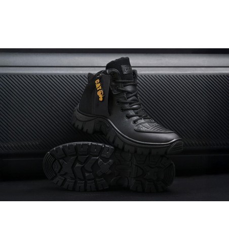 Bota Caterpillar Amarelo e Preta