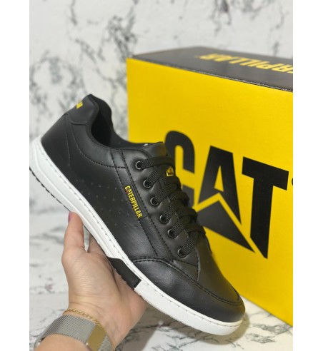 Sapatenis Caterpillar Branco e Preto