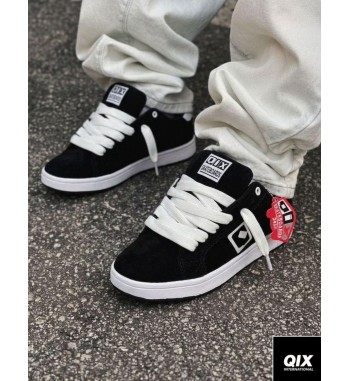 Tênis Qix Preto e Branco