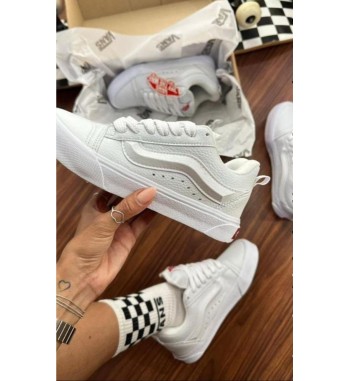 Vans KNU plataforma Branco