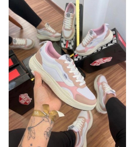 Vans Neo Branco e Rosa
