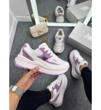 New Balance Roxo e Branco
