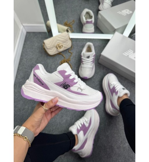 New Balance Roxo e Branco