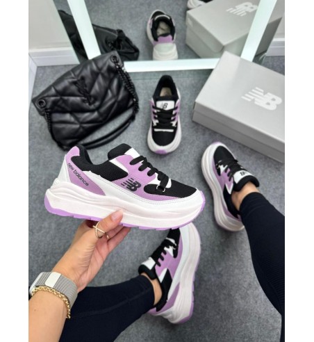 New Balance Roxo, Preto e Branco