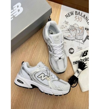 New Balance 530 Branco e Cinza