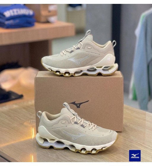 Mizuno Wave Prophecy Marrom e Bege