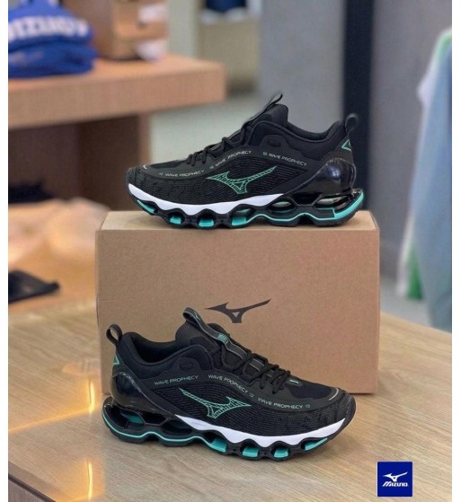 Mizuno Wave Prophecy Preto e Verde
