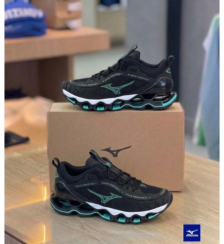 Mizuno Wave Prophecy Preto e Verde