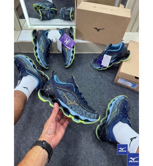 Mizuno Wave Prophecy Azul e Verde