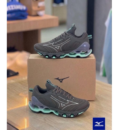Mizuno Wave Azul e Preto