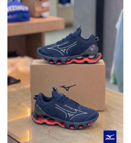Mizuno Wave Preto e Laranja