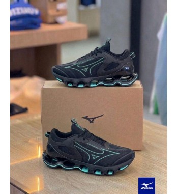 Mizuno Wave Preto e Azul