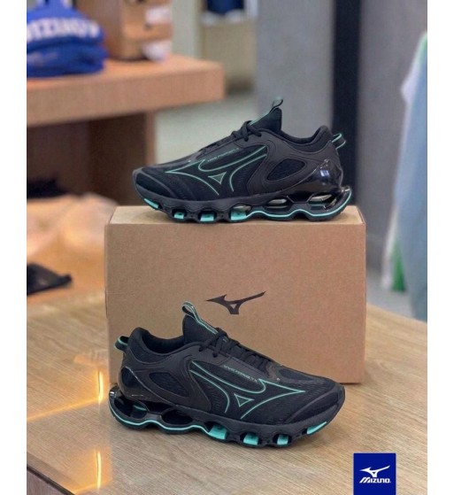 Mizuno Wave Preto e Azul
