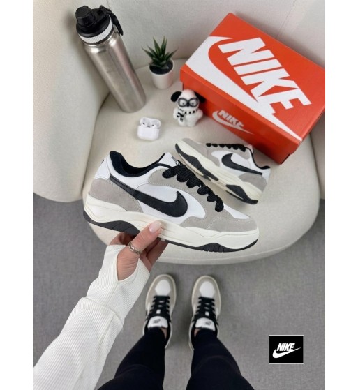 Tênis Nike SB Skateboard Preto, Branco e Bege