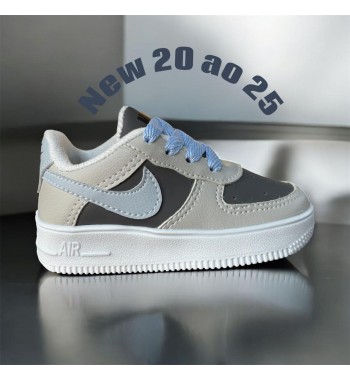 Nike Linha Baby Cinza e Bege