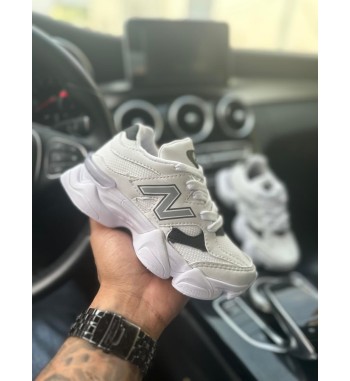 New Balance Baby Banco e Cinza