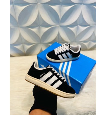Tênis Adidas Infantil Branco e Preto