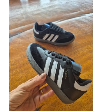 Tênis Adidas Infantil Preto e Cinza