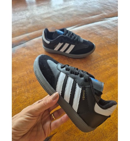 Tênis Adidas Infantil Preto e Cinza