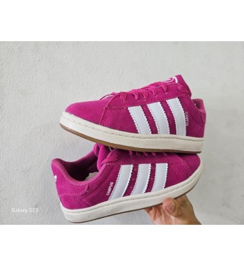 Tênis Adidas Infantil Rosa e Branco