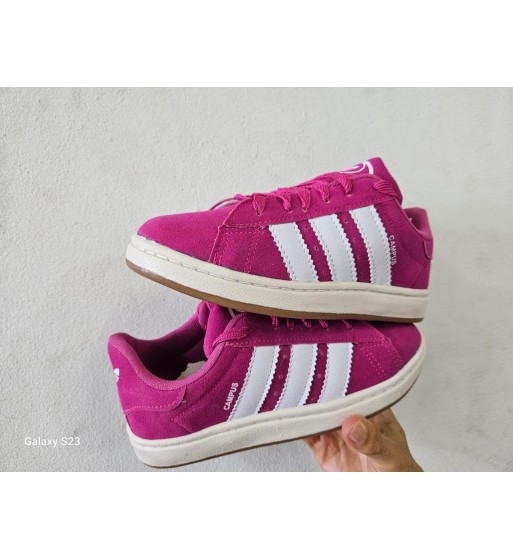 Tênis Adidas Infantil Rosa e Branco
