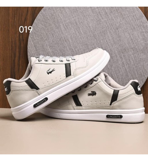Lacoste Tclip Premium Bege e Preto