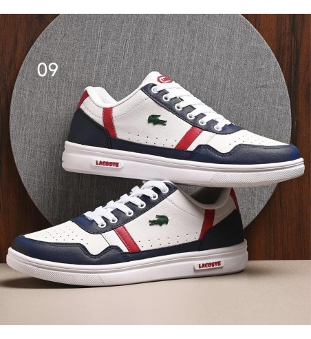 Lacoste Tclip Premium Azul, Vermelho e Branco