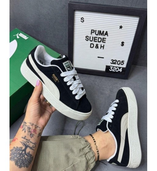 Tênis Puma Suede XL Preto e Branco