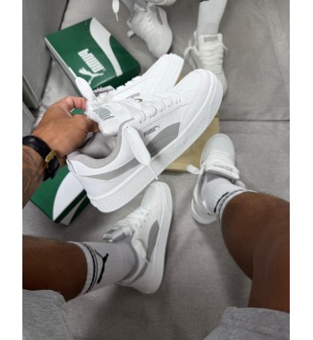 Tênis Puma Park Branco e Cinza